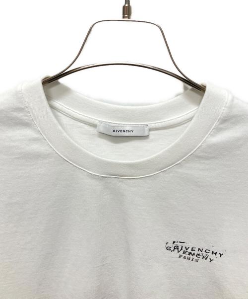 GIVENCHY（ジバンシィ）GIVENCHY (ジバンシィ) 26SS ロゴ スタンプ プリント 半袖 コットン T ホワイト サイズ:Mの古着・服飾アイテム