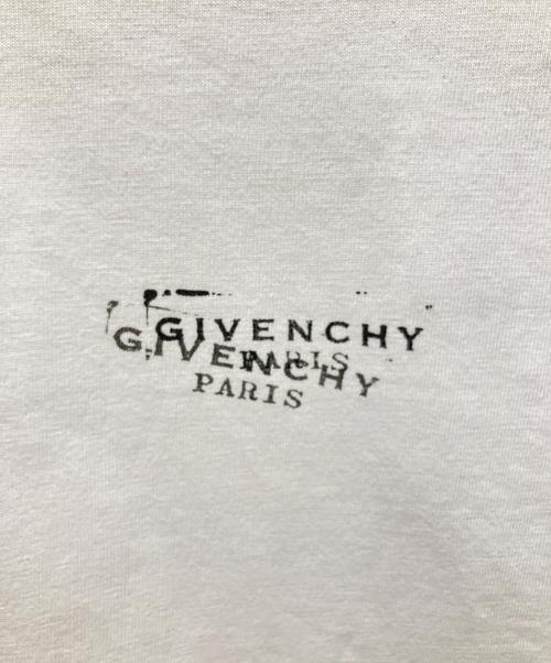 GIVENCHY（ジバンシィ）GIVENCHY (ジバンシィ) 26SS ロゴ スタンプ プリント 半袖 コットン T ホワイト サイズ:Mの古着・服飾アイテム