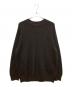 BATONER（バトナ―）の古着「INNOCENT CASHMERE RIB CREW NECK」｜ブラウン
