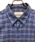 中古・古着 Graphpaper (グラフペーパー) ロングスリーブチェックシャツ ブルー サイズ:Free：8000円