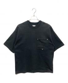 BOTTEGA VENETA（ボッテガベネタ）の古着「ヘビーコットン ポケットTシャツ」｜ブラック