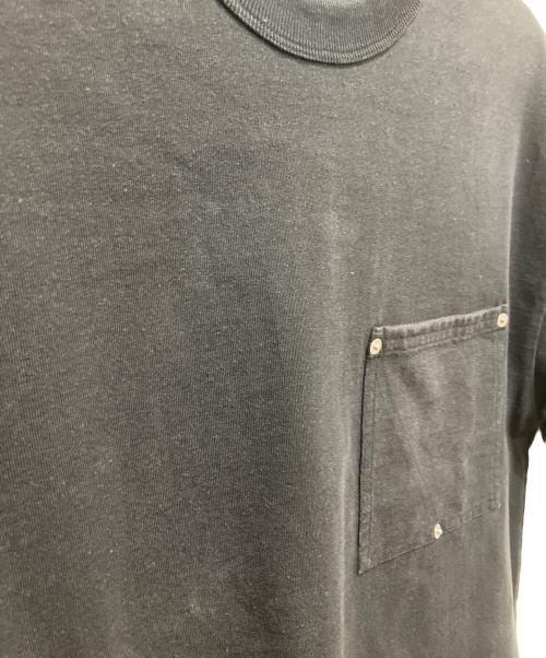BOTTEGA VENETA（ボッテガベネタ）BOTTEGA VENETA (ボッテガベネタ) ヘビーコットン ポケットTシャツ ブラック サイズ:Sの古着・服飾アイテム