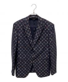 LOUIS VUITTON（ルイ ヴィトン）の古着「22SS モノグラム 2Bジャケット」｜ネイビー