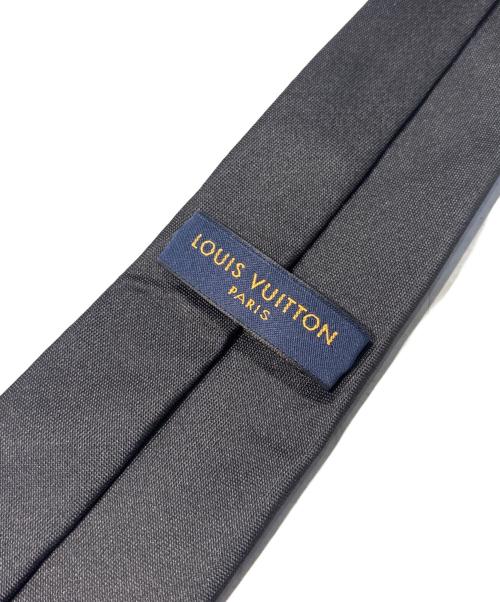 LOUIS VUITTON（ルイ ヴィトン）LOUIS VUITTON (ルイ ヴィトン) クラヴァット LV MADE /シルクネクタイ ブラック サイズ:-の古着・服飾アイテム