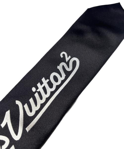 LOUIS VUITTON（ルイ ヴィトン）LOUIS VUITTON (ルイ ヴィトン) クラヴァット LV MADE /シルクネクタイ ブラック サイズ:-の古着・服飾アイテム