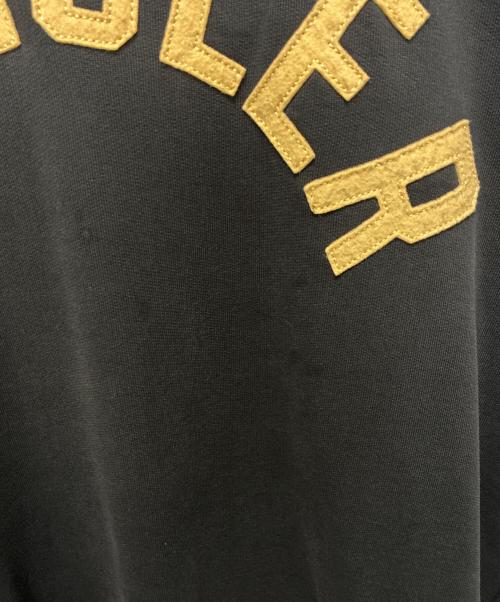 MONCLER（モンクレール）MONCLER (モンクレール) ロゴデザイン コットンプルオーバーパーカー ネイビー サイズ:Lの古着・服飾アイテム