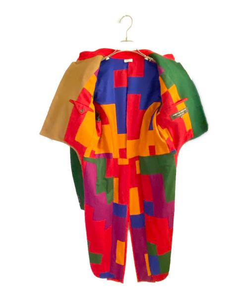 COMME des GARCONS HOMME PLUS（コムデギャルソンオムプリュス）COMME des GARCONS HOMME PLUS (コムデギャルソンオムプリュス) 25aw パッチワーク燕尾ジャケット マルチカラー サイズ:Ｍの古着・服飾アイテム