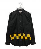 COMME des GARCONS×Onitsuka Tigerコムデギャルソン×オニツカタイガー）の古着「25AW ロングスリーブシャツ/コラボデザインシャツ」｜ブラック