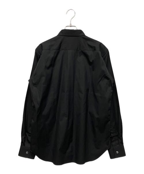 COMME des GARCONS（コムデギャルソン）COMME des GARCONS (コムデギャルソン) Onitsuka Tiger (オニツカタイガー) 25AW ロングスリーブシャツ/コラボデザインシャツ ブラック サイズ:Mの古着・服飾アイテム
