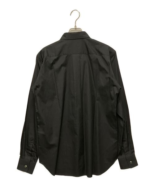 COMME des GARCONS（コムデギャルソン）COMME des GARCONS (コムデギャルソン) Onitsuka Tiger (オニツカタイガー) 25AW ロングスリーブシャツ/コラボデザインシャツ ブラック サイズ:Mの古着・服飾アイテム