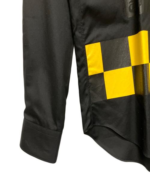 COMME des GARCONS（コムデギャルソン）COMME des GARCONS (コムデギャルソン) Onitsuka Tiger (オニツカタイガー) 25AW ロングスリーブシャツ/コラボデザインシャツ ブラック サイズ:Mの古着・服飾アイテム