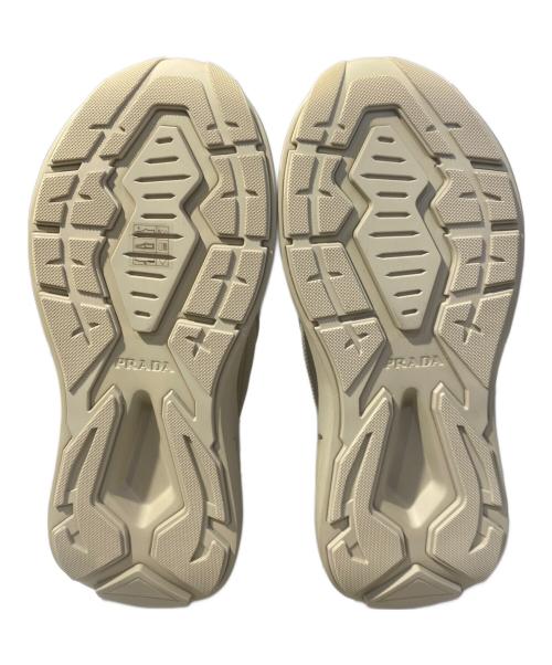 PRADA（プラダ）PRADA (プラダ) システムスニーカー ベージュ サイズ:6 1/2の古着・服飾アイテム