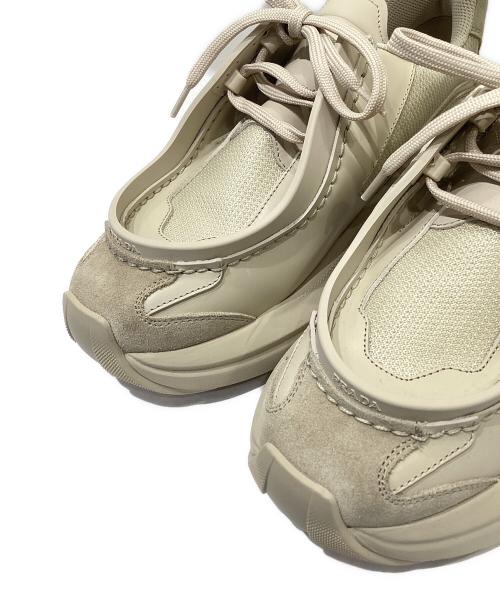 PRADA（プラダ）PRADA (プラダ) システムスニーカー　	2EG424 ベージュ サイズ:6　1/2の古着・服飾アイテム