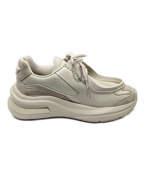 PRADA（プラダ）PRADA (プラダ) システムスニーカー　	2EG424 ベージュ サイズ:6　1/2の古着・服飾アイテム