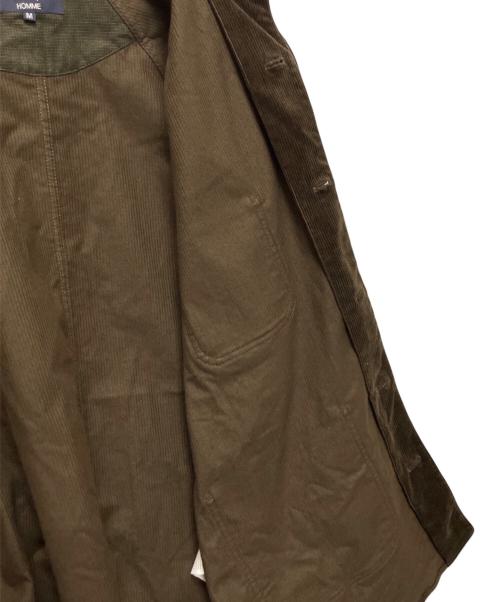 COMME des GARCONS HOMME（コムデギャルソン オム）COMME des GARCONS HOMME (コムデギャルソン オム) コーデュロイカバーオール ブラウン サイズ:Mの古着・服飾アイテム