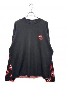 CHROME HEARTS（クロムハーツ）の古着「MATTY BOY /Y NOT/ カシミアクルーネックセーター」｜ブラック