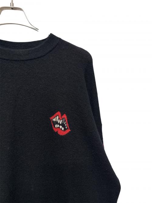 CHROME HEARTS（クロムハーツ）CHROME HEARTS (クロムハーツ) MATTY BOY /Y NOT/ カシミアクルーネックセーター ブラック サイズ:XLの古着・服飾アイテム