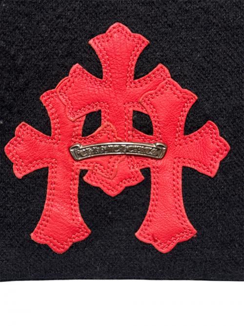 CHROME HEARTS（クロムハーツ）CHROME HEARTS (クロムハーツ) MATTY BOY /Y NOT/ カシミアクルーネックセーター ブラック サイズ:XLの古着・服飾アイテム