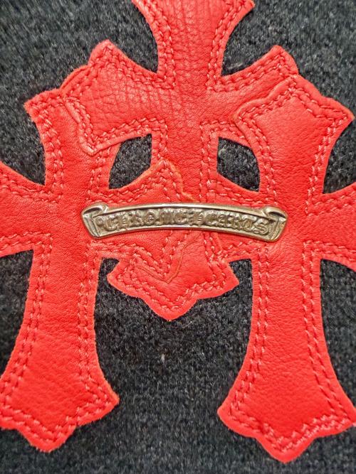 CHROME HEARTS（クロムハーツ）CHROME HEARTS (クロムハーツ) MATTY BOY /Y NOT/ カシミアクルーネックセーター ブラック サイズ:XLの古着・服飾アイテム