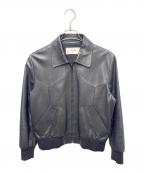 CELINEセリーヌ）の古着「19aw ラムレザージャケット」｜ブラック