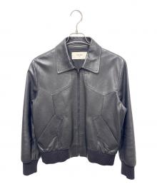 CELINE（セリーヌ）の古着「19aw ラムレザージャケット」｜ブラック