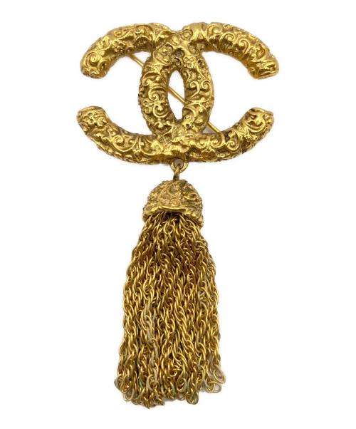 CHANEL（シャネル）CHANEL (シャネル) ココマーク フリンジブローチの古着・服飾アイテム
