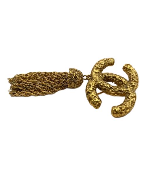 CHANEL（シャネル）CHANEL (シャネル) ココマーク フリンジブローチの古着・服飾アイテム