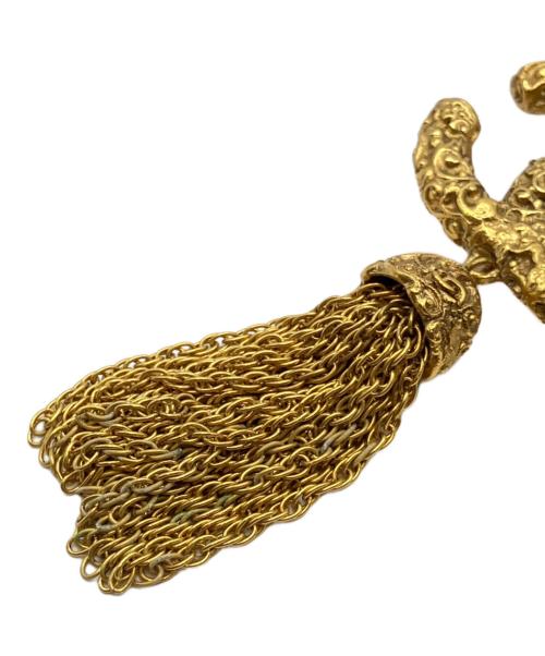 CHANEL（シャネル）CHANEL (シャネル) ココマーク フリンジブローチの古着・服飾アイテム