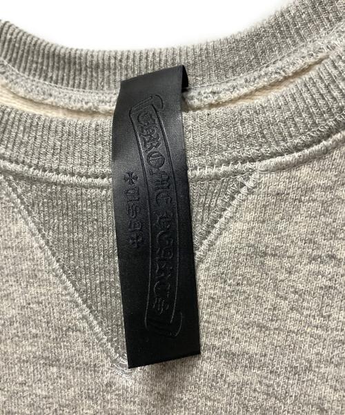 CHROME HEARTS（クロムハーツ）CHROME HEARTS (クロムハーツ) Y NOT バックロゴ刺繍スウェット グレー サイズ:Lの古着・服飾アイテム