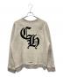 CHROME HEARTS (クロムハーツ) Y NOT バックロゴ刺繍スウェット グレー サイズ:L：300000円