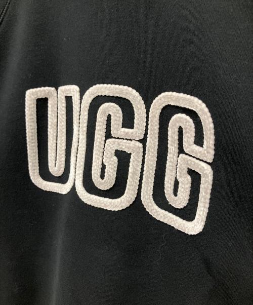 UGG（アグ）UGG (アグ) ロゴスウェット/ロゴ クルーネック スウェット トレーナー ブラック ブラック サイズ:Mの古着・服飾アイテム