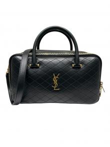 Saint Laurent Paris（サンローランパリ）の古着「Lyia Duffle Bag リヤ ダッフルバッグ GAB766785」｜ブラック