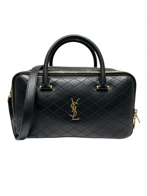 Saint Laurent Paris（サンローランパリ）Saint Laurent Paris (サンローランパリ) Lyia Duffle Bag リヤ ダッフルバッグ GAB766785 ブラックの古着・服飾アイテム