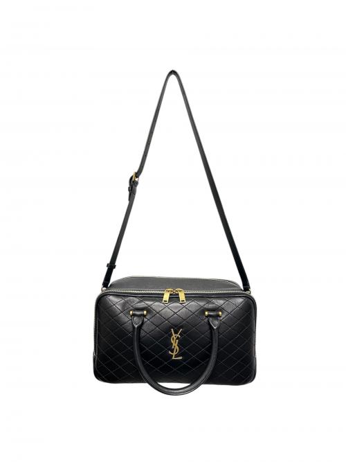 Saint Laurent Paris（サンローランパリ）Saint Laurent Paris (サンローランパリ) Lyia Duffle Bag リヤ ダッフルバッグ GAB766785 ブラックの古着・服飾アイテム