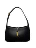 Saint Laurent Parisサンローランパリ）の古着「ル・サンカセット ワンショルダーバッグ/ホーボーバッグ/YSL金具」｜ブラック