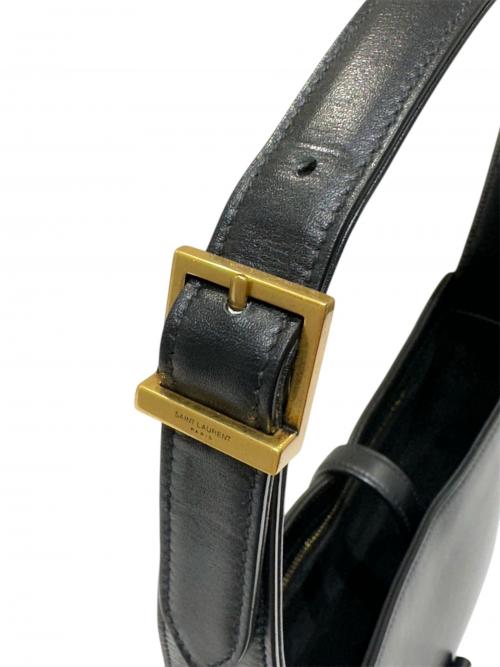 Saint Laurent Paris（サンローランパリ）Saint Laurent Paris (サンローランパリ) ル・サンカセット ワンショルダーバッグ/ホーボーバッグ/YSL金具 ブラック サイズ:-の古着・服飾アイテム