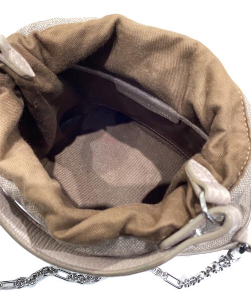 Maison Margiela（メゾンマルジェラ）Maison Margiela (メゾンマルジェラ) 5AC バケットバッグ ベージュの古着・服飾アイテム