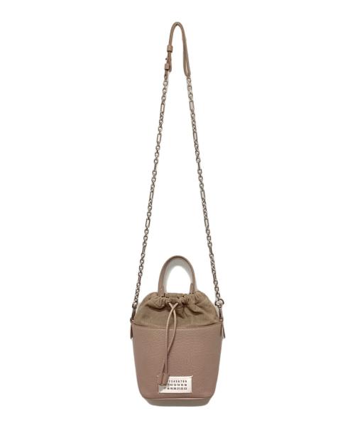 Maison Margiela（メゾンマルジェラ）Maison Margiela (メゾンマルジェラ) 5AC バケットバッグ ベージュの古着・服飾アイテム