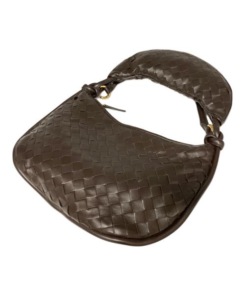 BOTTEGA VENETA（ボッテガベネタ）BOTTEGA VENETA (ボッテガベネタ) ジェメッリ ラージ バッグ ブラウン サイズ:-の古着・服飾アイテム