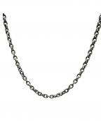 CHROME HEARTSクロムハーツ）の古着「PAPER CHAIN 18 inch ペーパーチェーンネックレス 18インチ」
