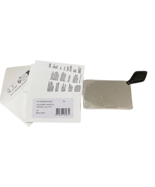 ALAIA（アライア）ALAIA (アライア) LE Teckel レオパードハンドバッグ ブラウンの古着・服飾アイテム