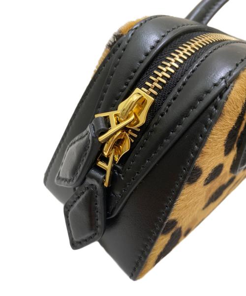 ALAIA（アライア）ALAIA (アライア) LE Teckel レオパードハンドバッグ ブラウンの古着・服飾アイテム