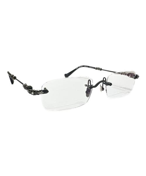 CHROME HEARTS（クロムハーツ）CHROME HEARTS (クロムハーツ) サングラス/PILLS Ⅲ MBK Glasses Frame サイズ:55□20-144の古着・服飾アイテム