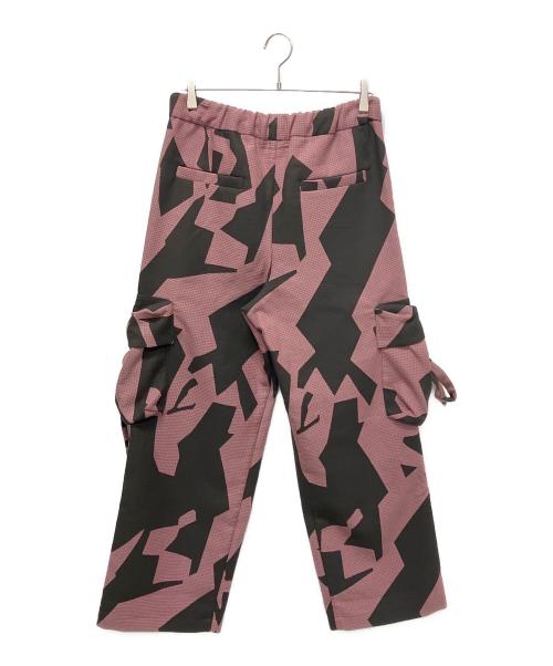 LOUIS VUITTON（ルイ ヴィトン）LOUIS VUITTON (ルイ ヴィトン) 23SS ダブルフェイス3Dポケットカーゴパンツ オレンジ×ブルー サイズ:38の古着・服飾アイテム