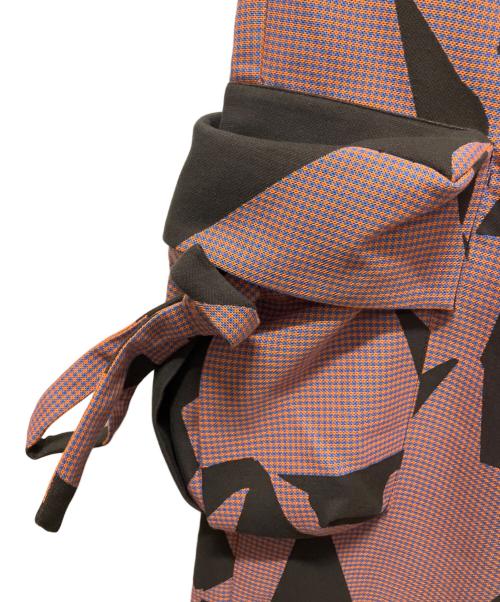 LOUIS VUITTON（ルイ ヴィトン）LOUIS VUITTON (ルイ ヴィトン) 23SS ダブルフェイス3Dポケットカーゴパンツ オレンジ×ブルー サイズ:38の古着・服飾アイテム