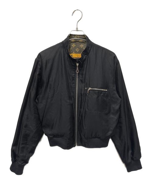 LOUIS VUITTON（ルイ ヴィトン）LOUIS VUITTON (ルイ ヴィトン) 18AW モノグラム タイム トランクリバーシブルジャケット/RW182B JHF FFJA58 ブラック サイズ:38の古着・服飾アイテム