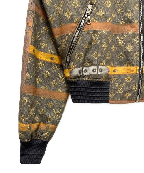 LOUIS VUITTON（ルイ ヴィトン）LOUIS VUITTON (ルイ ヴィトン) 18AW モノグラム タイム トランクリバーシブルジャケット/RW182B JHF FFJA58 ブラック サイズ:38の古着・服飾アイテム