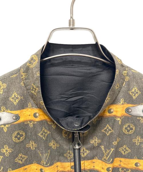 LOUIS VUITTON（ルイ ヴィトン）LOUIS VUITTON (ルイ ヴィトン) 18AW モノグラム タイム トランクリバーシブルジャケット/RW182B JHF FFJA58 ブラック サイズ:38の古着・服飾アイテム