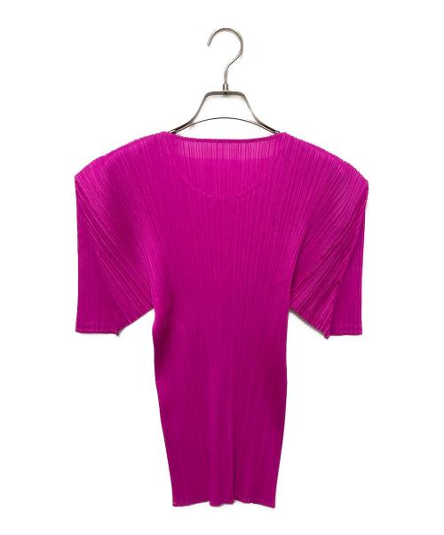 PLEATS PLEASE（プリーツプリーズ）PLEATS PLEASE (プリーツプリーズ) プリーツシャツ ショッキングピンク サイズ:3の古着・服飾アイテム
