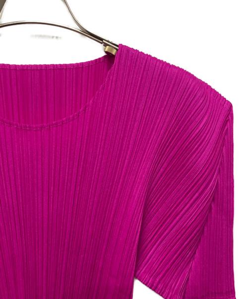 PLEATS PLEASE（プリーツプリーズ）PLEATS PLEASE (プリーツプリーズ) プリーツシャツ ショッキングピンク サイズ:3の古着・服飾アイテム
